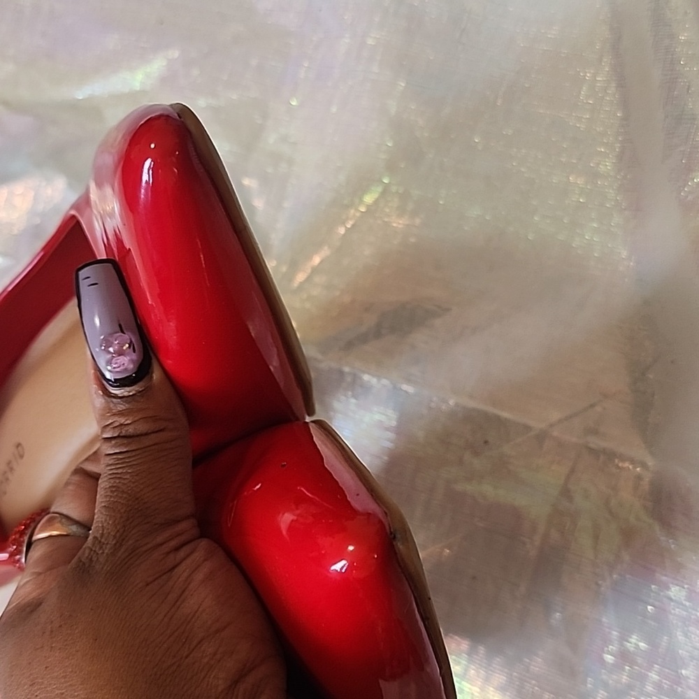 torrid Red Patent Pointed-Toe Stiletto Pumps - Picture 5 of 6